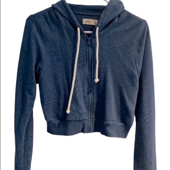 HOLLISTER  California Cropped Jacket Size M EUC - Picture 2 of 7